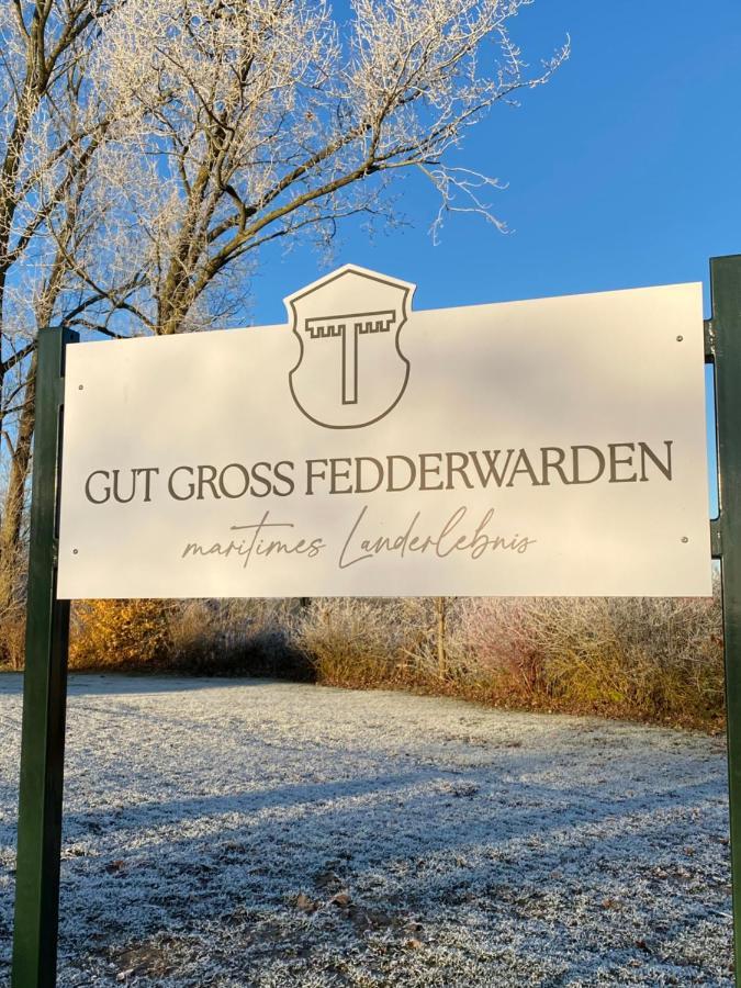 Gut Gross Fedderwarden, Ferienwohnung Emma Butjadingen Exterior photo